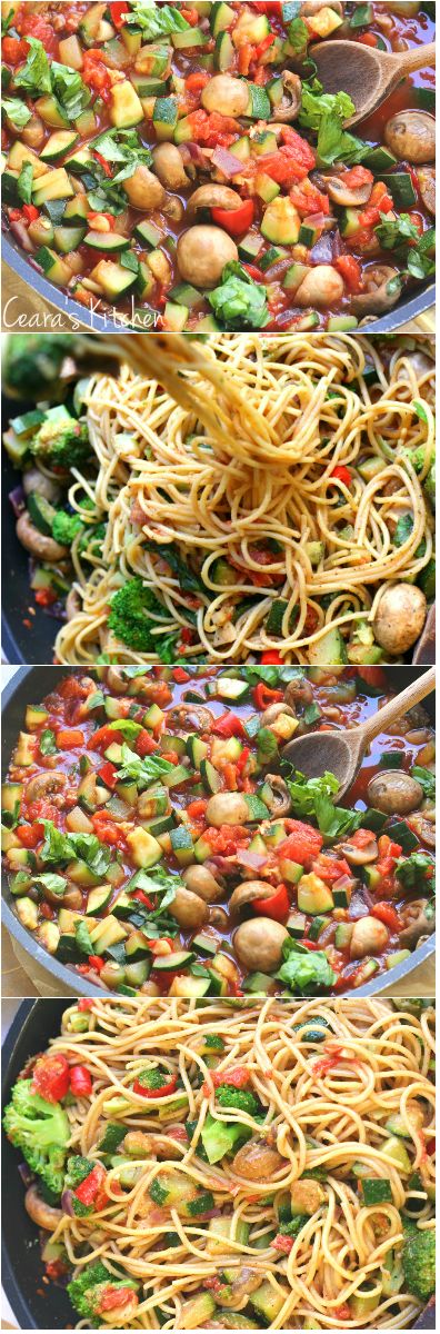 Healthy Pasta Primavera