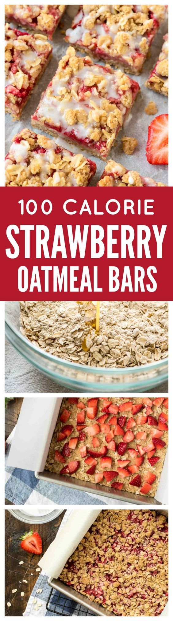 Healthy Strawberry Oatmeal Bars