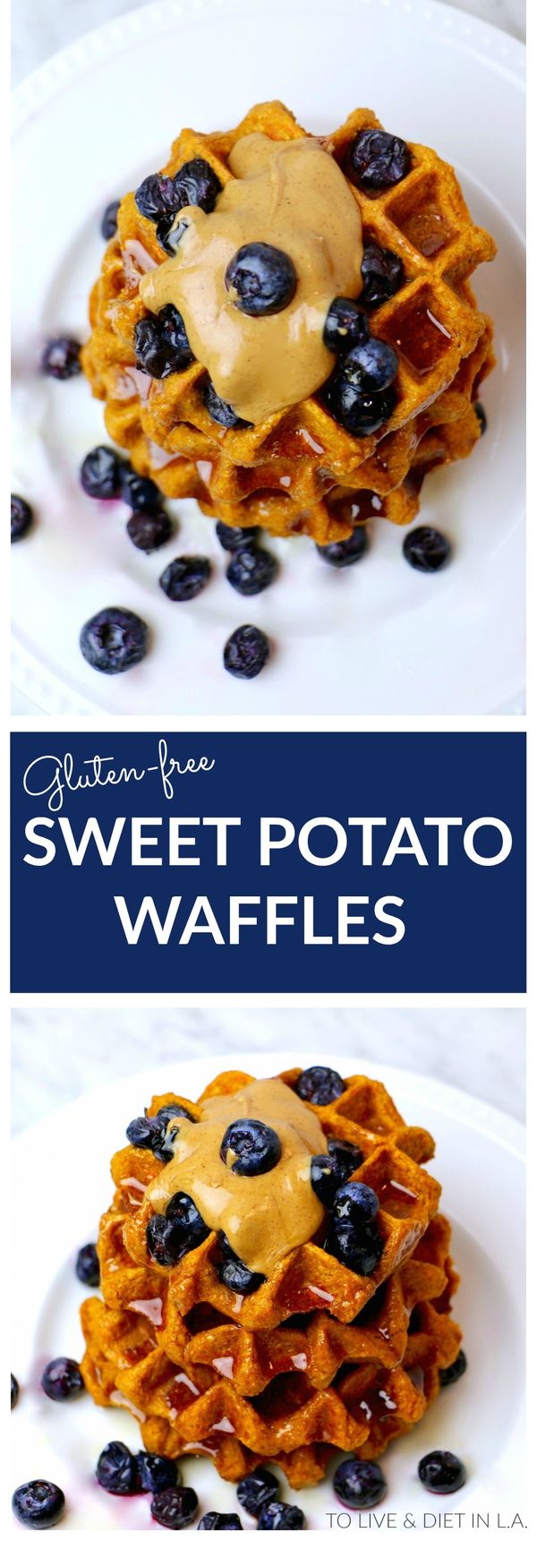 Healthy Sweet Potato Waffles