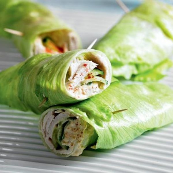 Healthy Turkey & Cucumber Lettuce Wrap