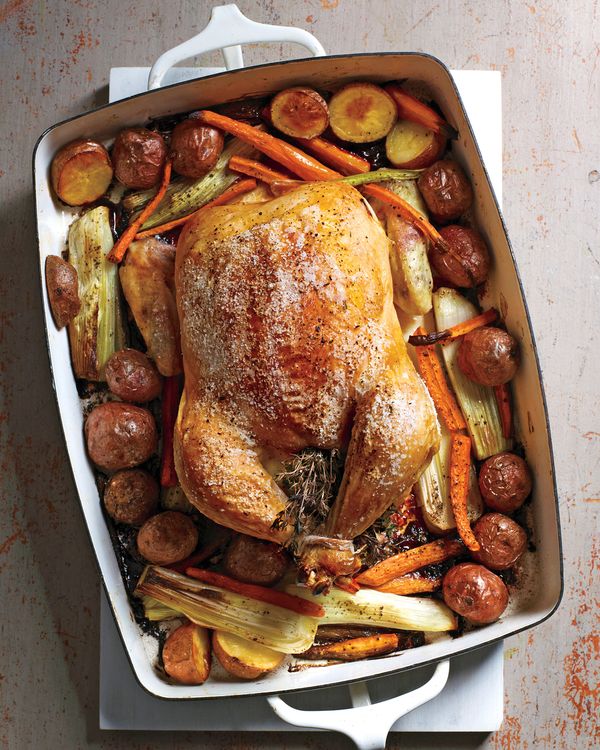 Herb-Roasted Chicken and Vegetables