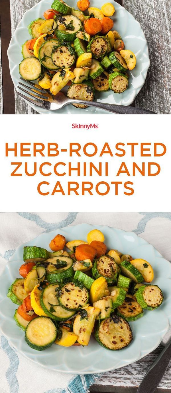 Herb Roasted Zucchini and Carrots