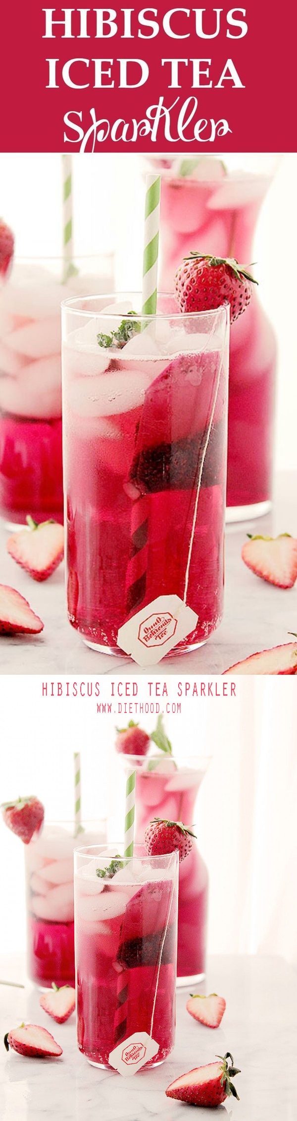 Hibiscus Iced Tea Sparkler