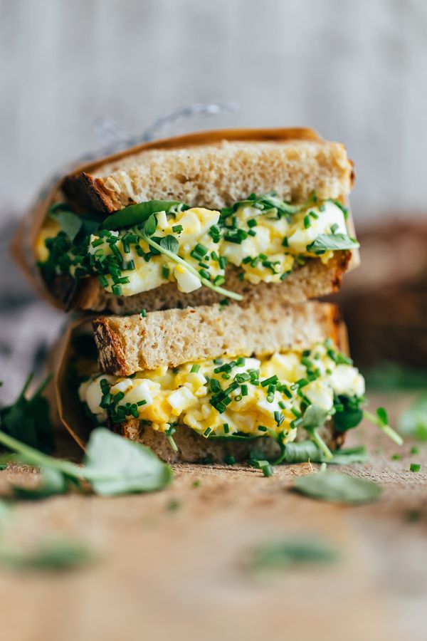 High Maintenance Egg Salad Sandwich