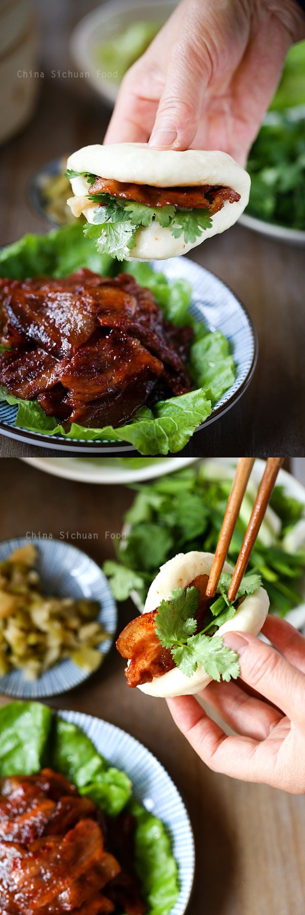 Hoisin Pork with Steamed Buns