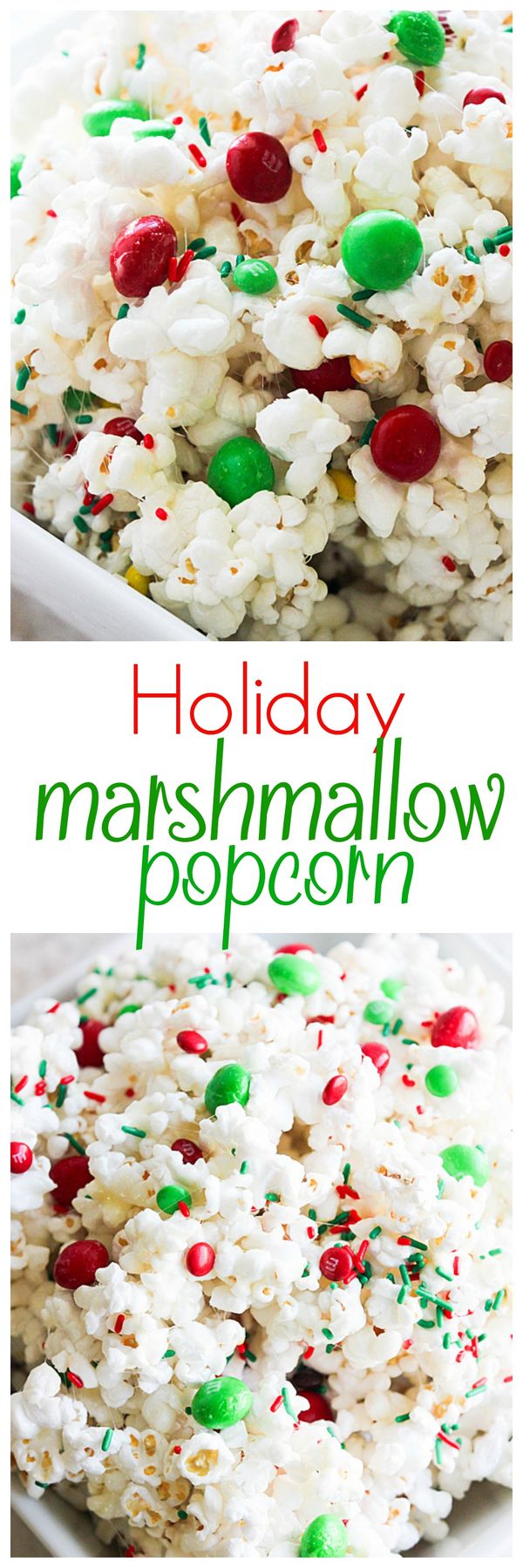 Holiday Marshmallow Popcorn