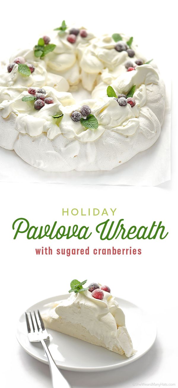 Holiday Pavlova Wreath