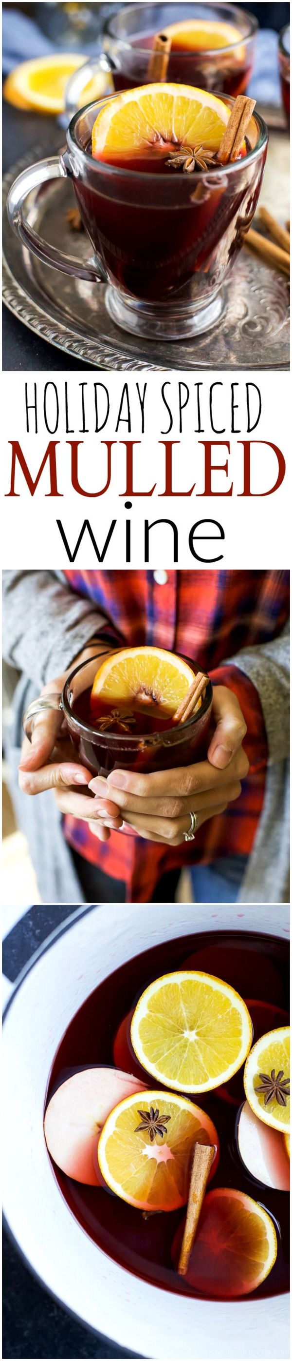 Holiday Spiced Mulled Wine