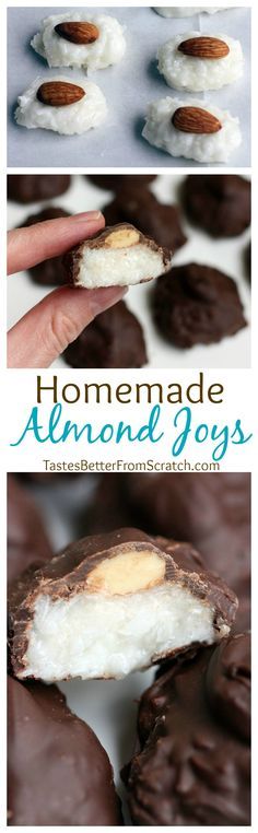 Homemade Almond Joys