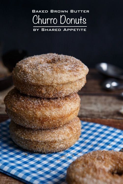 Homemade Baked Churro Donuts