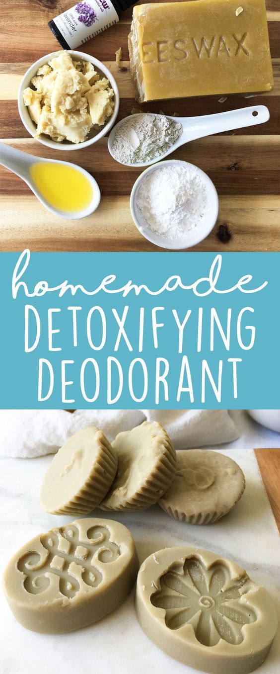 Homemade Bentonite Clay Deodorant Bars