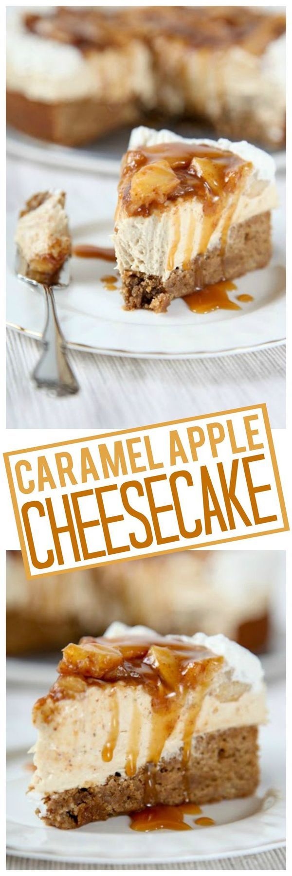 Homemade Caramel Apple Cheesecake