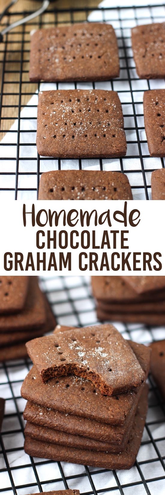 Homemade Chocolate Graham Crackers