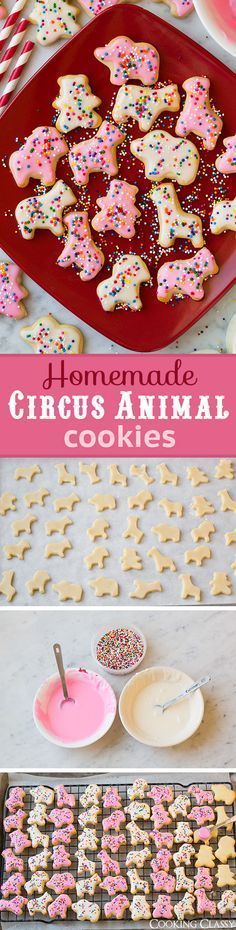 Homemade Circus Animal Cookies