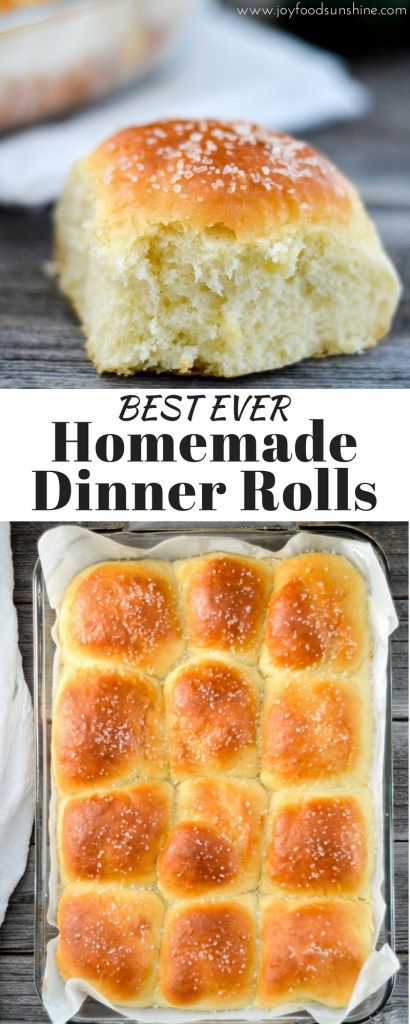 Homemade Dinner Rolls (The Very Best Ever