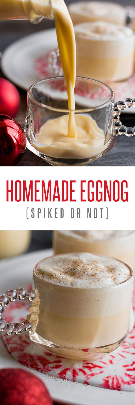 Homemade Eggnog (Spiked or Not