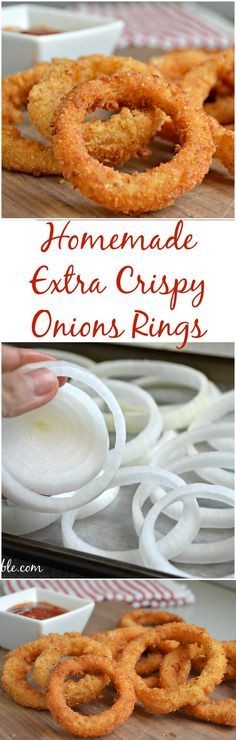 Homemade Extra Crispy Onion Rings