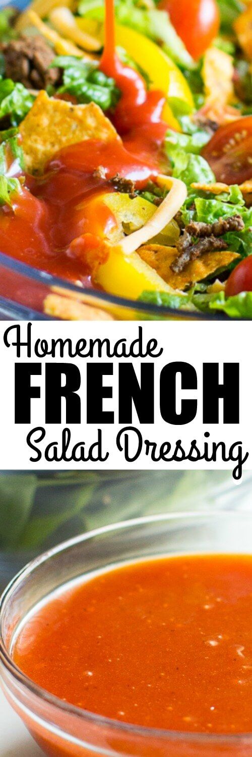 Homemade French Dressing