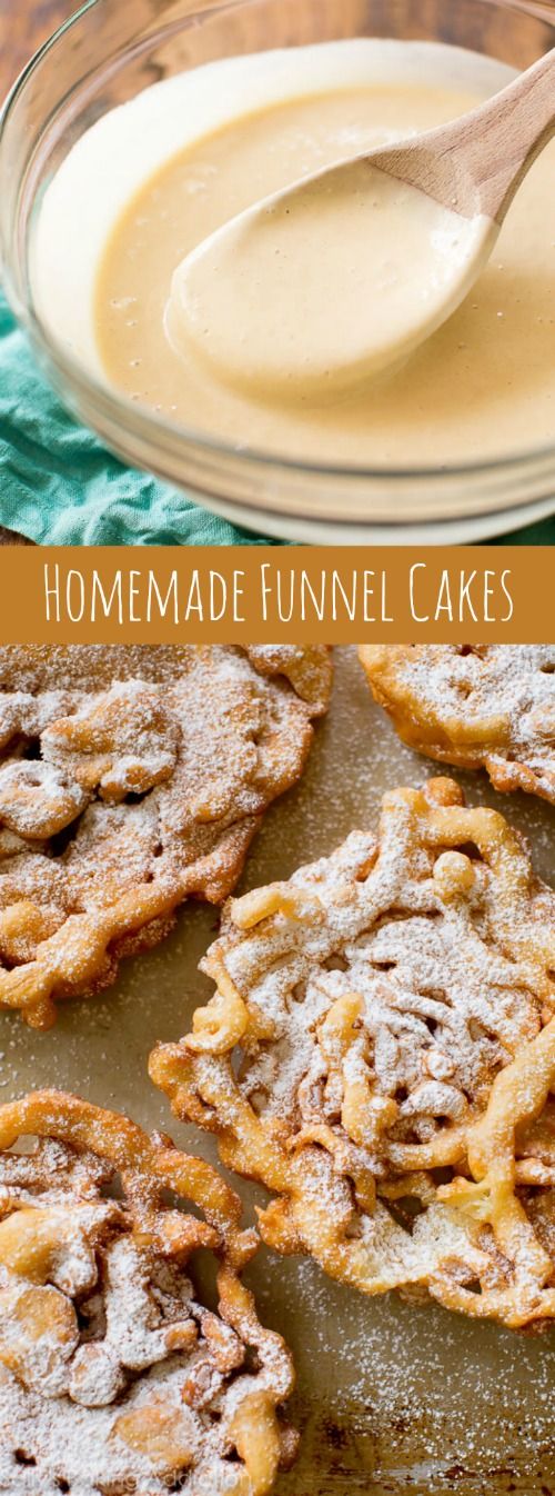 Homemade Funnel Cakes