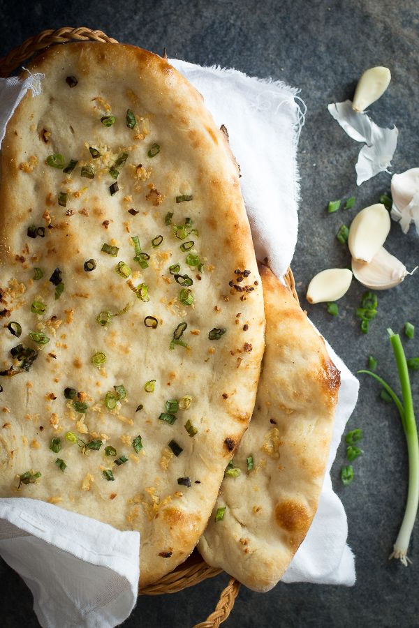 Homemade Garlic Naan Bread