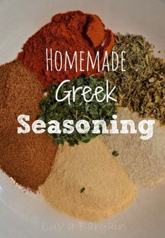 Homemade Greek Seasoning