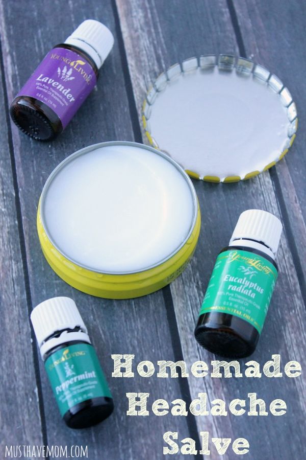 Homemade Headache Relief Salve