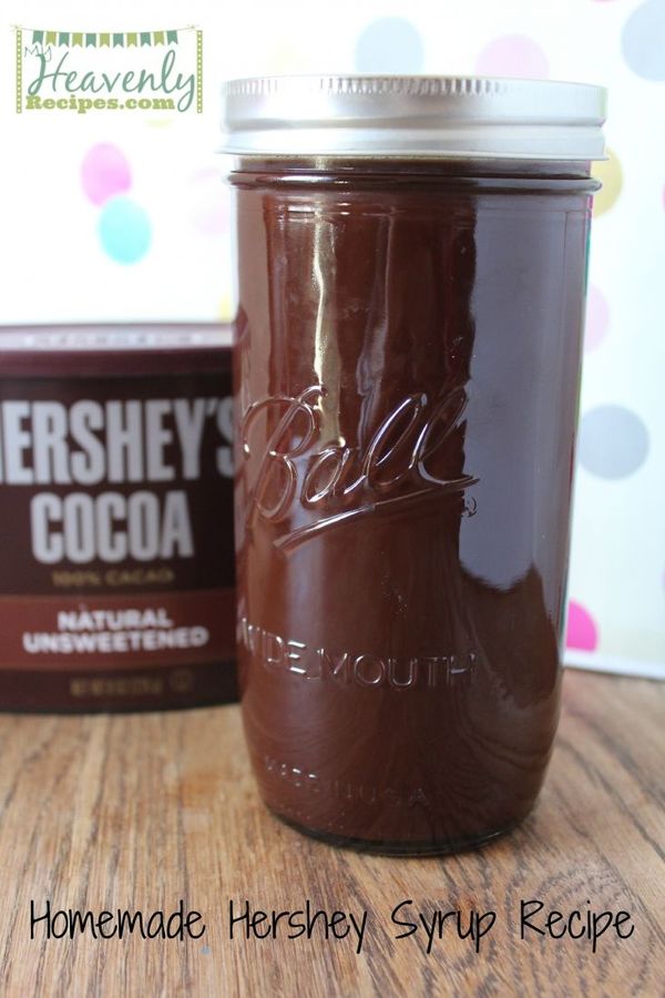 Homemade Hershey Chocolate Syrup