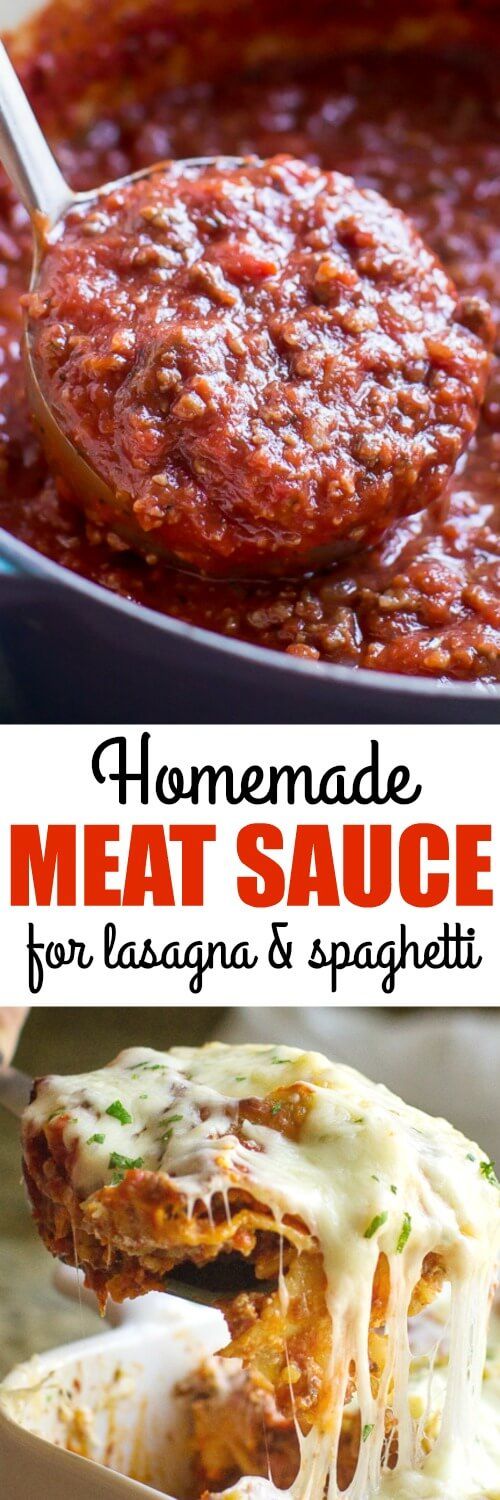 Homemade Meat Sauce