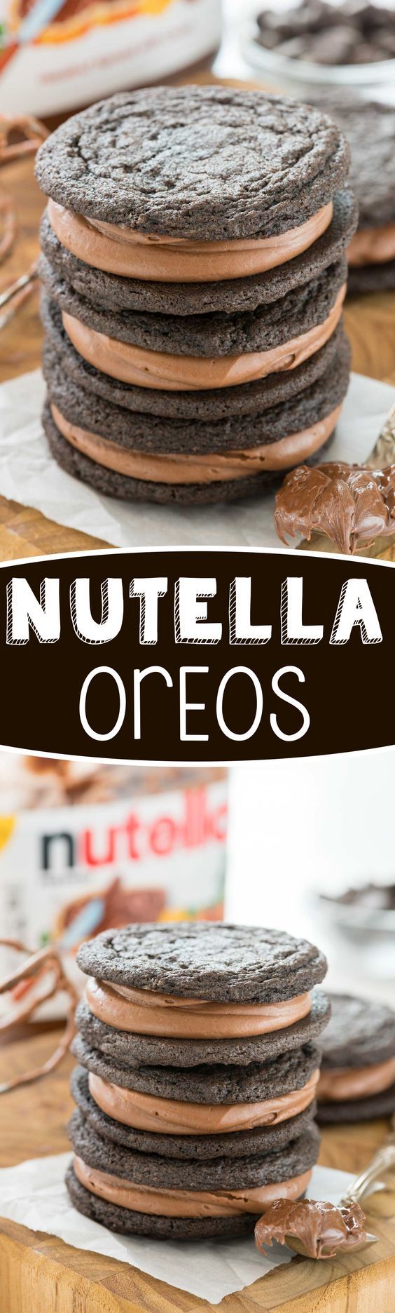 Homemade Nutella Oreos