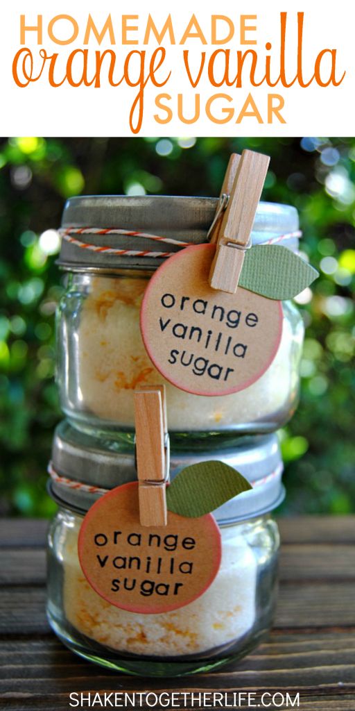 Homemade Orange Vanilla Sugar