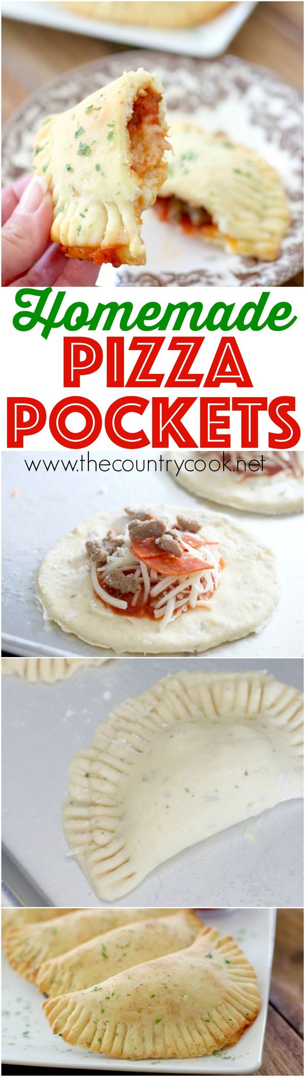 Homemade Pizza Pockets