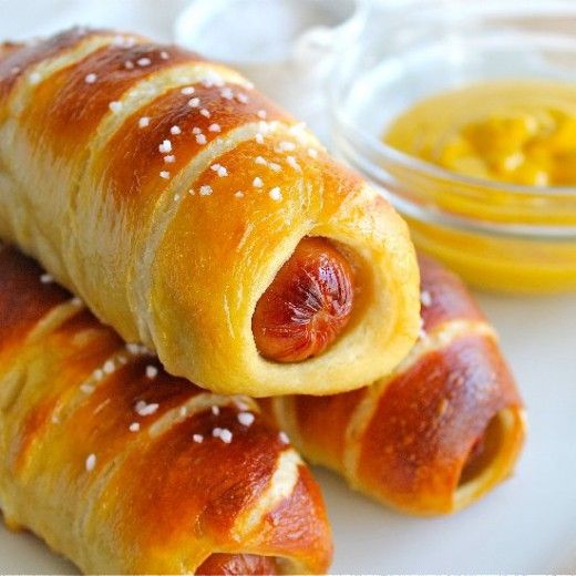 Homemade Pretzel Dogs