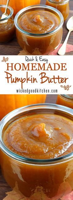 Homemade Pumpkin Butter (quick & easy
