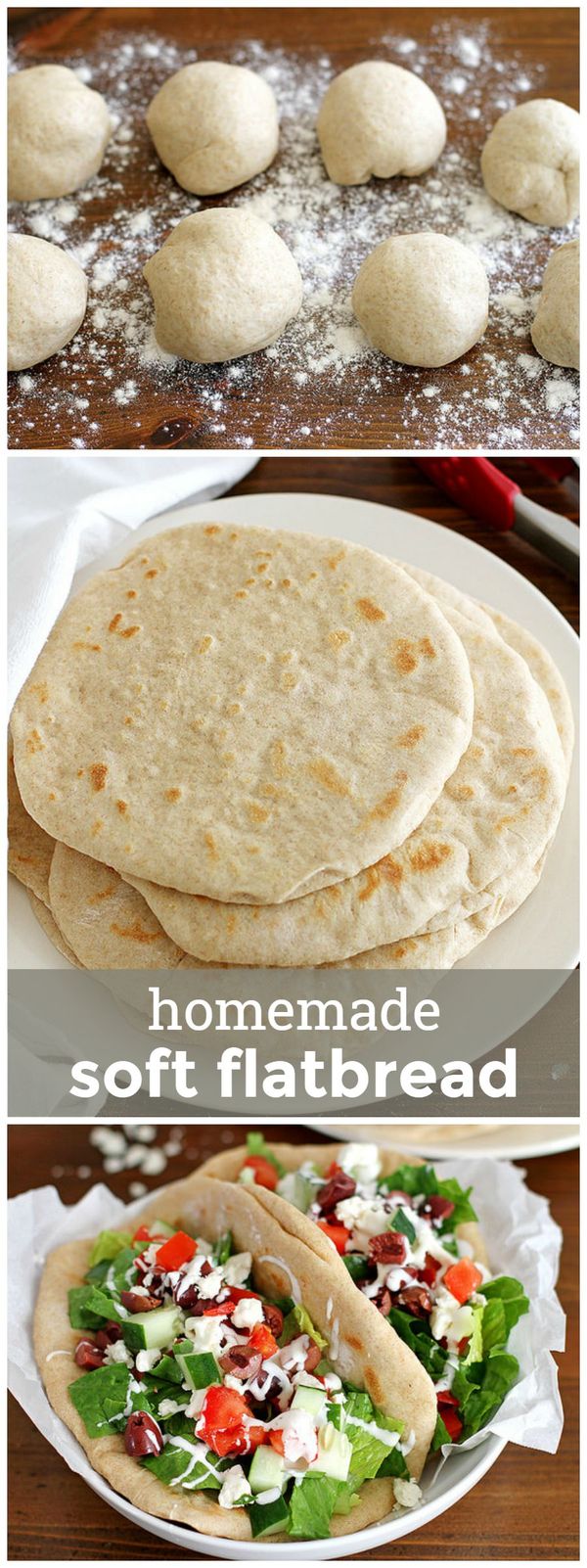 Homemade Soft Flatbread