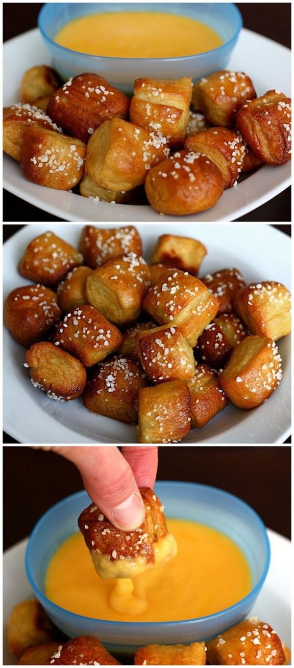 Homemade Soft Pretzel Bites