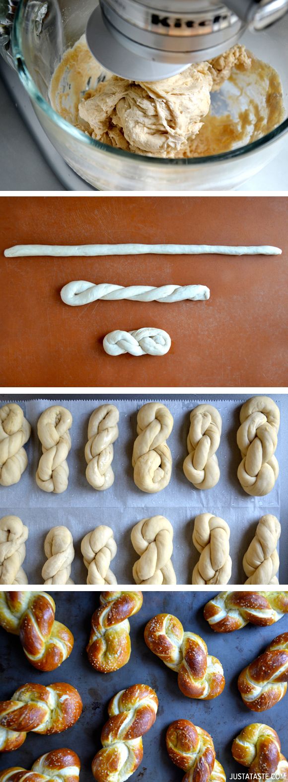 Homemade Soft Pretzel Twists