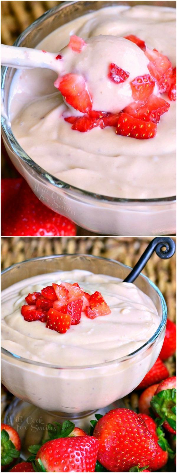 Homemade Strawberry Pudding