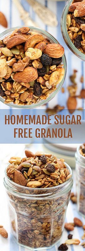 Homemade Sugar Free Granola