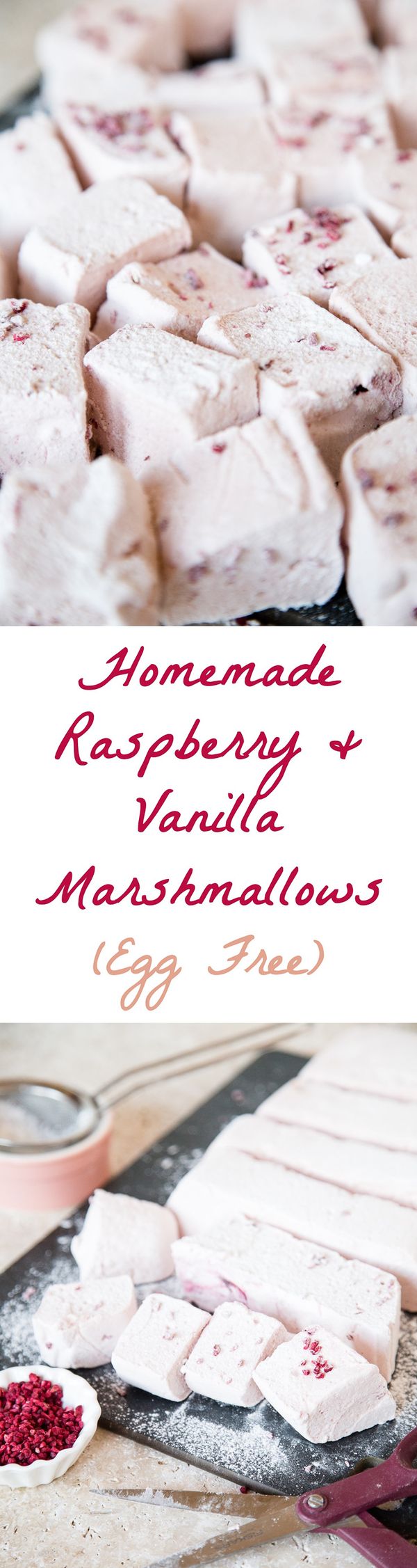 Homemade Vanilla Marshmallows (Egg Free