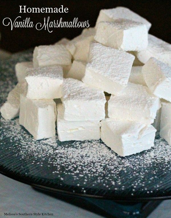 Homemade Vanilla Marshmallows