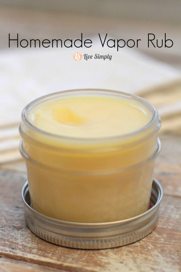 Homemade Vapor Rub