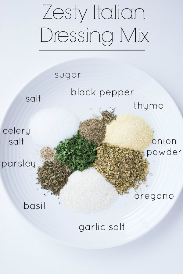 Homemade Zesty Italian Dressing Mix