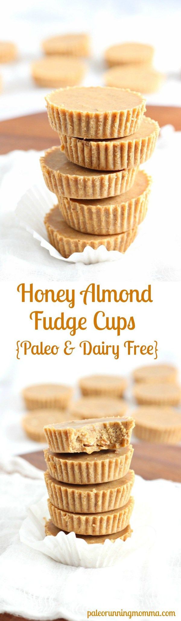 Honey Almond Fudge Cups (Paleo