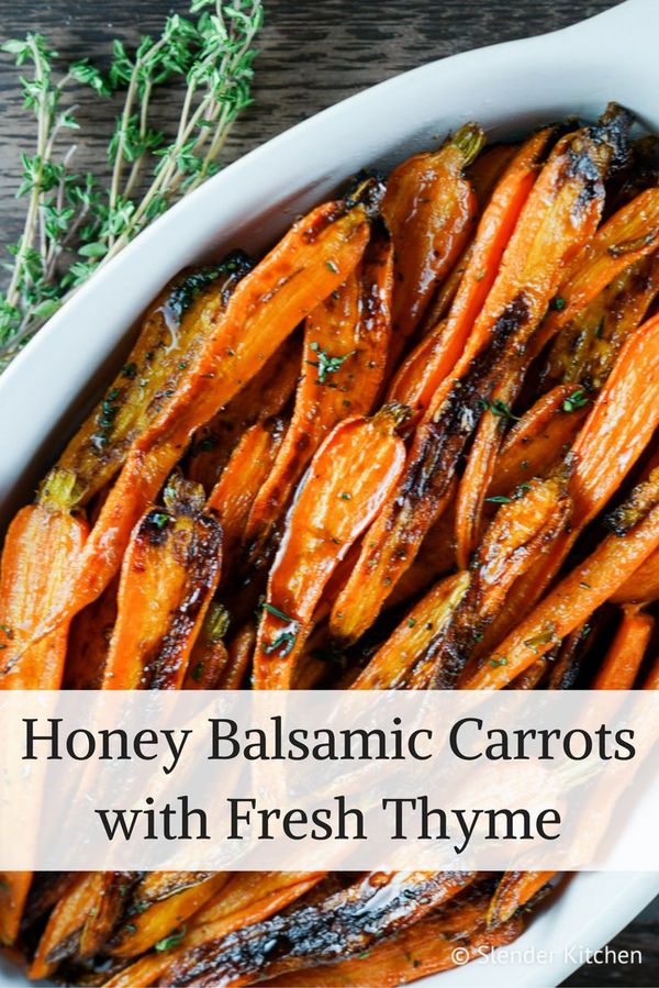 Honey Balsamic Carrots with Thyme