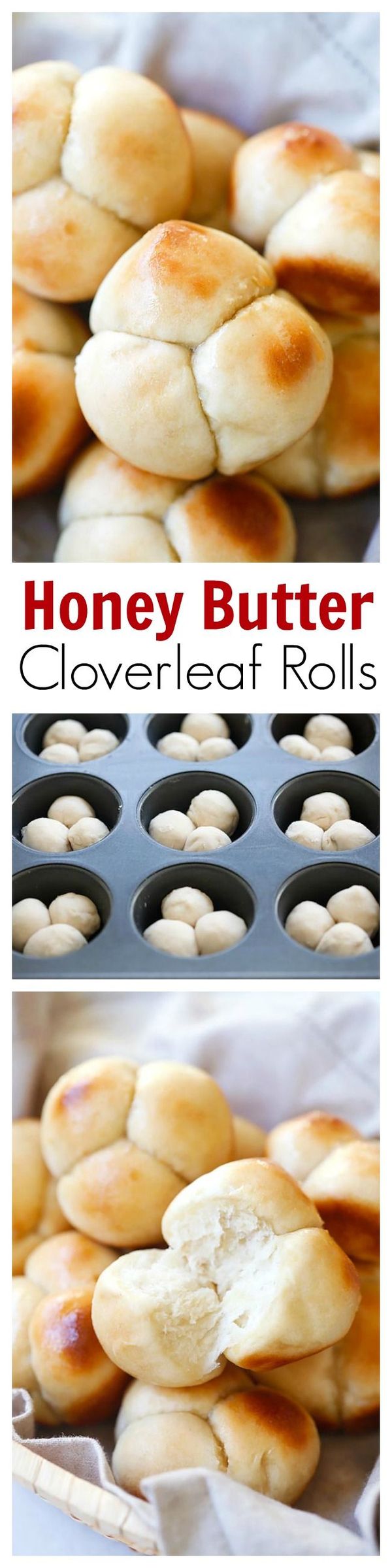 Honey Butter Cloverleaf Rolls