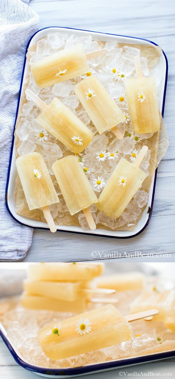 Honey Chamomile Popsicles