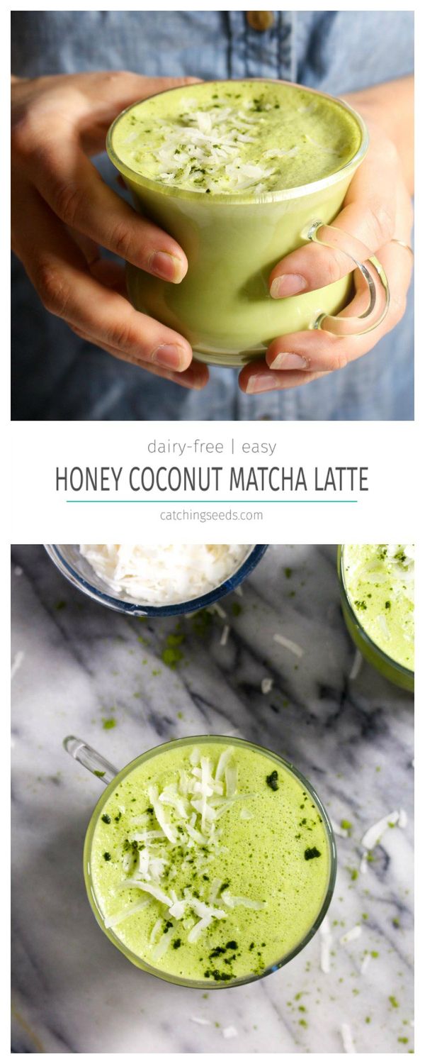 Honey Coconut Matcha Latte