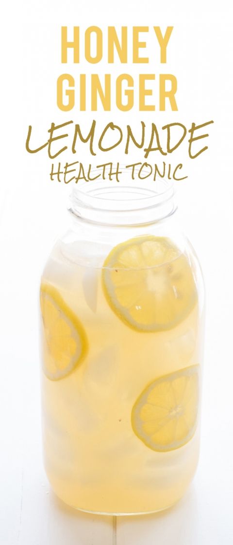 Honey Ginger Lemonade Health Tonic