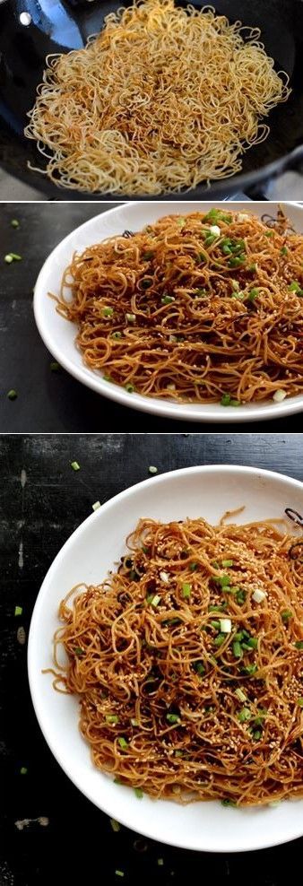 Honey Hoisin Pan-fried Noodles