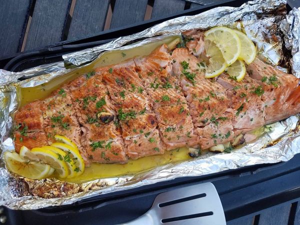 Honey Lemon Garlic Salmon